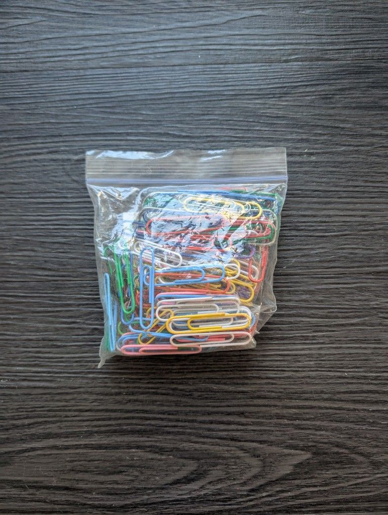 Bag Of Large Paperclips