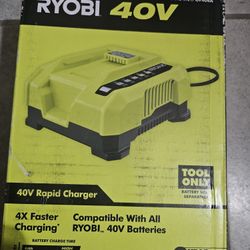 Cargador RYOBI 4 Beses Mas Rapido
