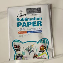 Sublimation Transfer Paper 8.5” X 11”