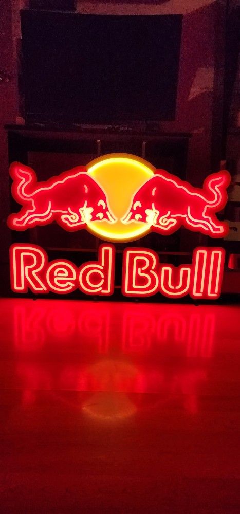 Red Bull Led Sign!!!