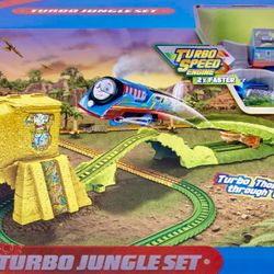 Brand New Thomas And Friends Turbo Train Jungle Set