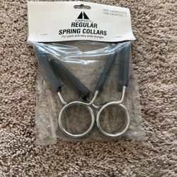 OLYMPIC Barbell SPRING COLLAR WITH GRIPS 