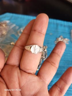 Anillo De Plata.925 De La S.M. Medida#8  Silver Ring .925 Of S. OF D. SIze#8  