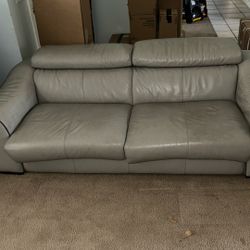 Grey pullout Couch 