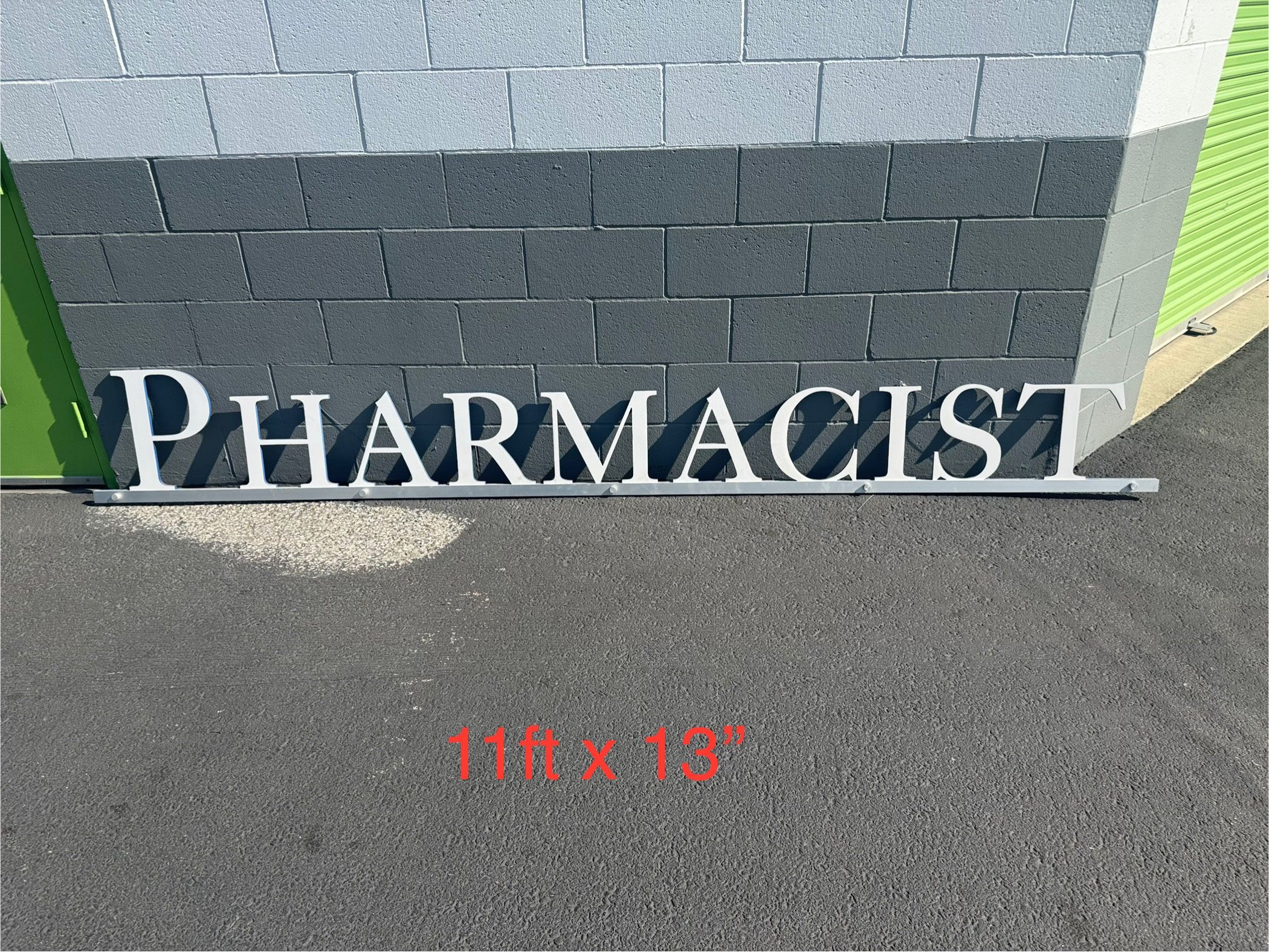 Large Pharmacist Sign