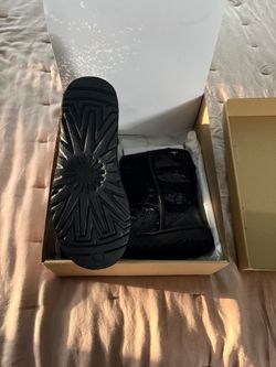 UGG Black Sequin Boots
