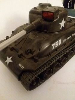 Remote WW ll Sherman Tank