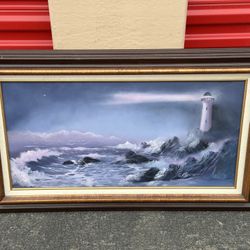 Rough Sea Painting