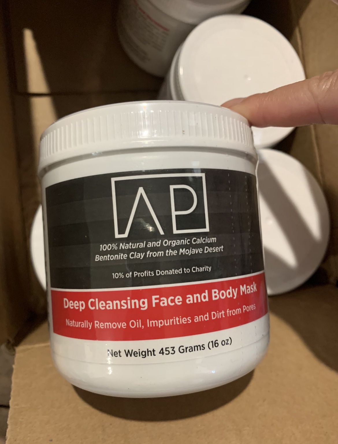 Deep cleansing face and body mask