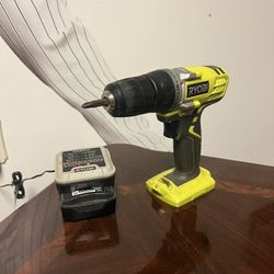 Ryobi 12v Drill With Battery And Charger