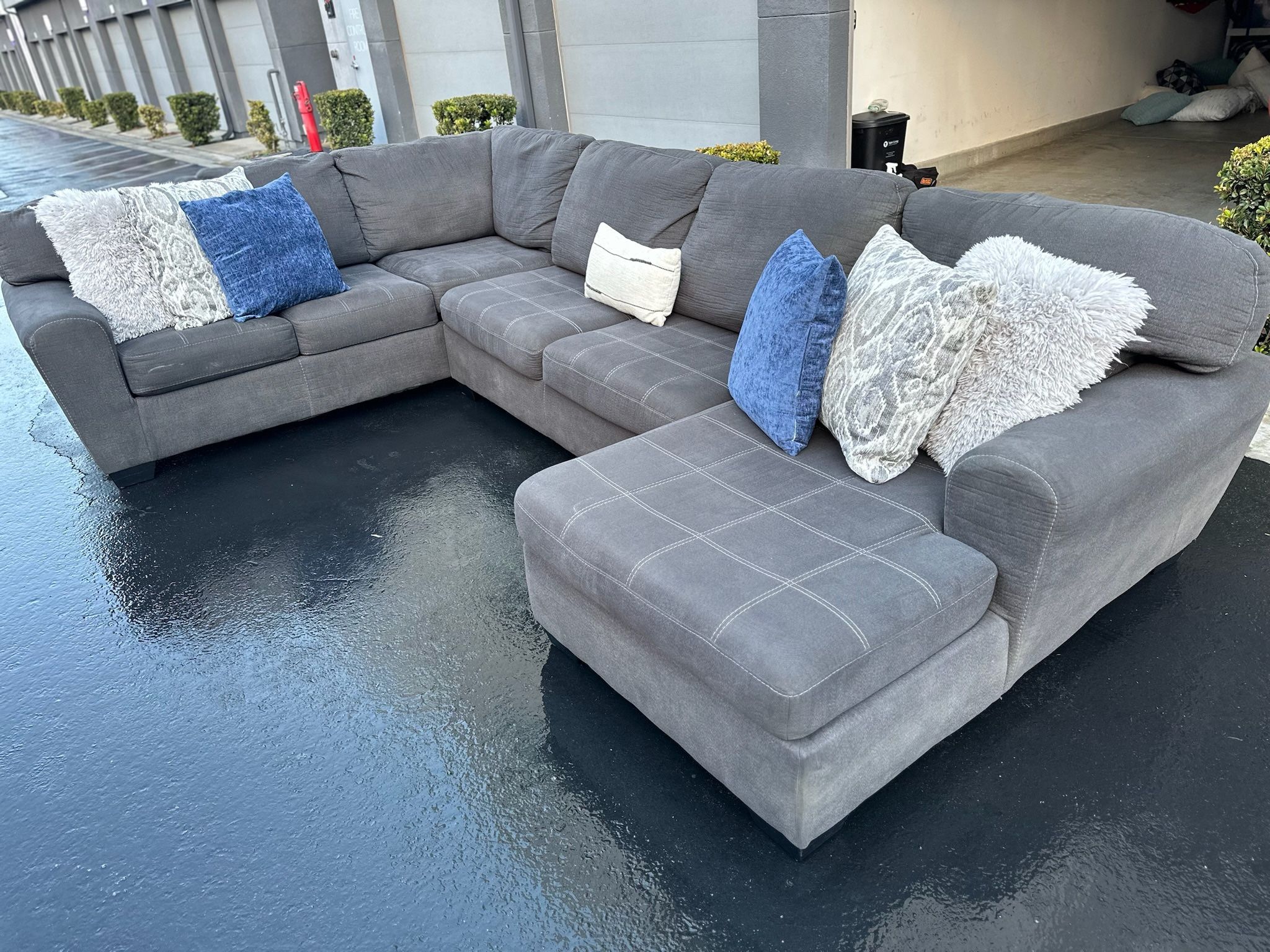 Grey Sectional Couch
