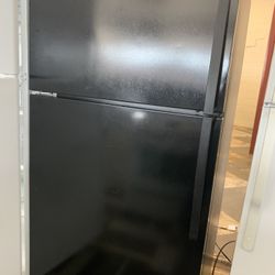 Black Whirlpool Refrigerator 