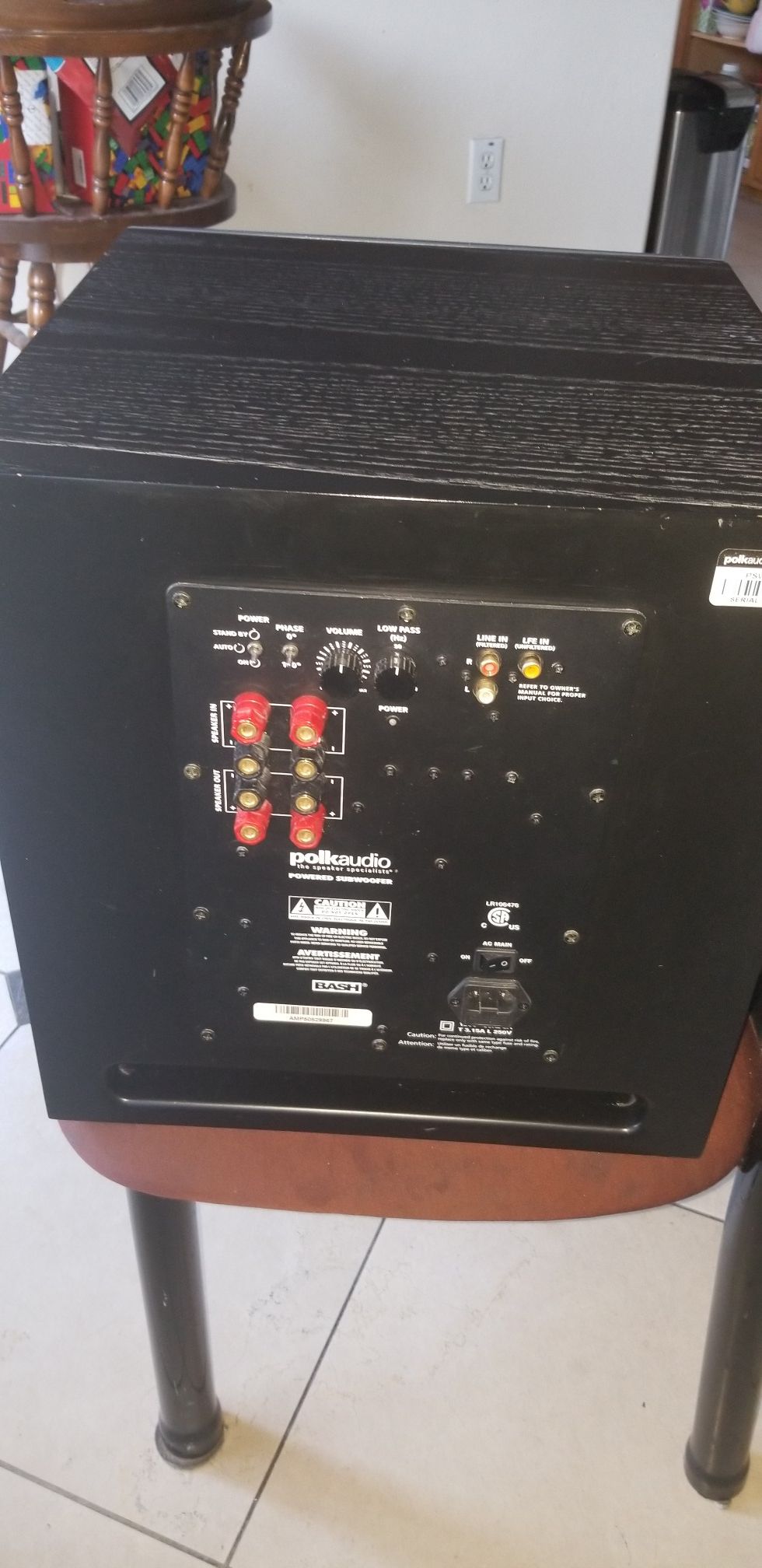 BARELY USE PSW505 POWERED SUBWOOFER FOR $180