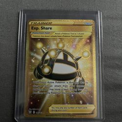 Pokemon Card Gold Exp Share