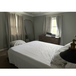 King Bed With Frame And Topper