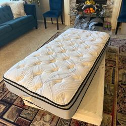Twin Mattress/box Spring /metal Frame