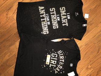 2 NEW sz 14 JUSTICE Tees