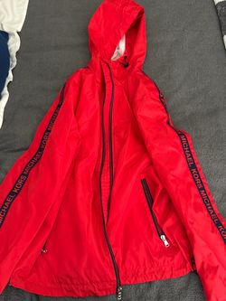 Michael Kors, red jacket