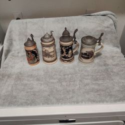 German And American Antique Mugs
