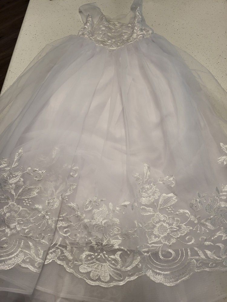 Absolutely Beautiful Girls Dress 10 11 Flower Girl Communion Baptism