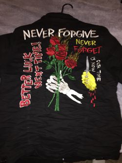 Black denim jean jacket