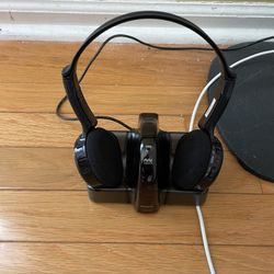 Sony TMR-IF240R Cordless Stereo Headphone System MDR-IF240R w/ Base & AC Cable