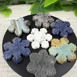 Crystal Snowflakes Carvings