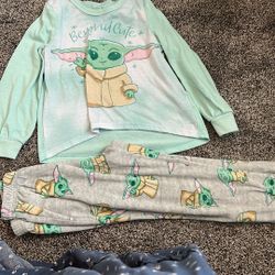 Kids Baby Yoda Pajamas
