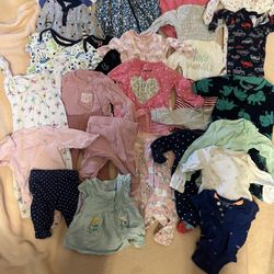 Baby Clothes 0-3 Months 82pcs
