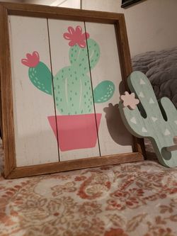 Little girl decor Cactus themed