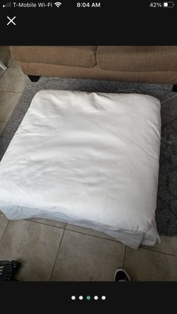 Raegan White Fabric Cocktail Ottoman
