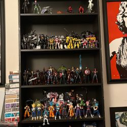 SH FIGUARTS , TRANSFORMERS, DBZ, MARVEL, DC