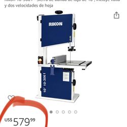 RIKON 10” Deluxe Bandsaw