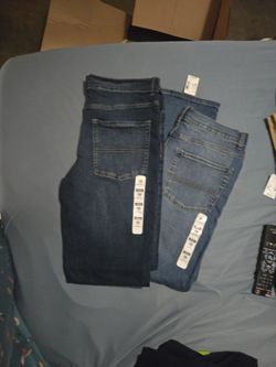 2 pairs childrens place jeans size 18