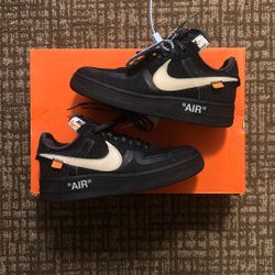 Nike Off White X Air Force 1 Low “Black”