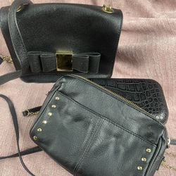 3 Cute Purses (Black & Gold)