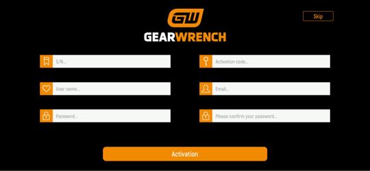 Gear wrench diagnostics scanner