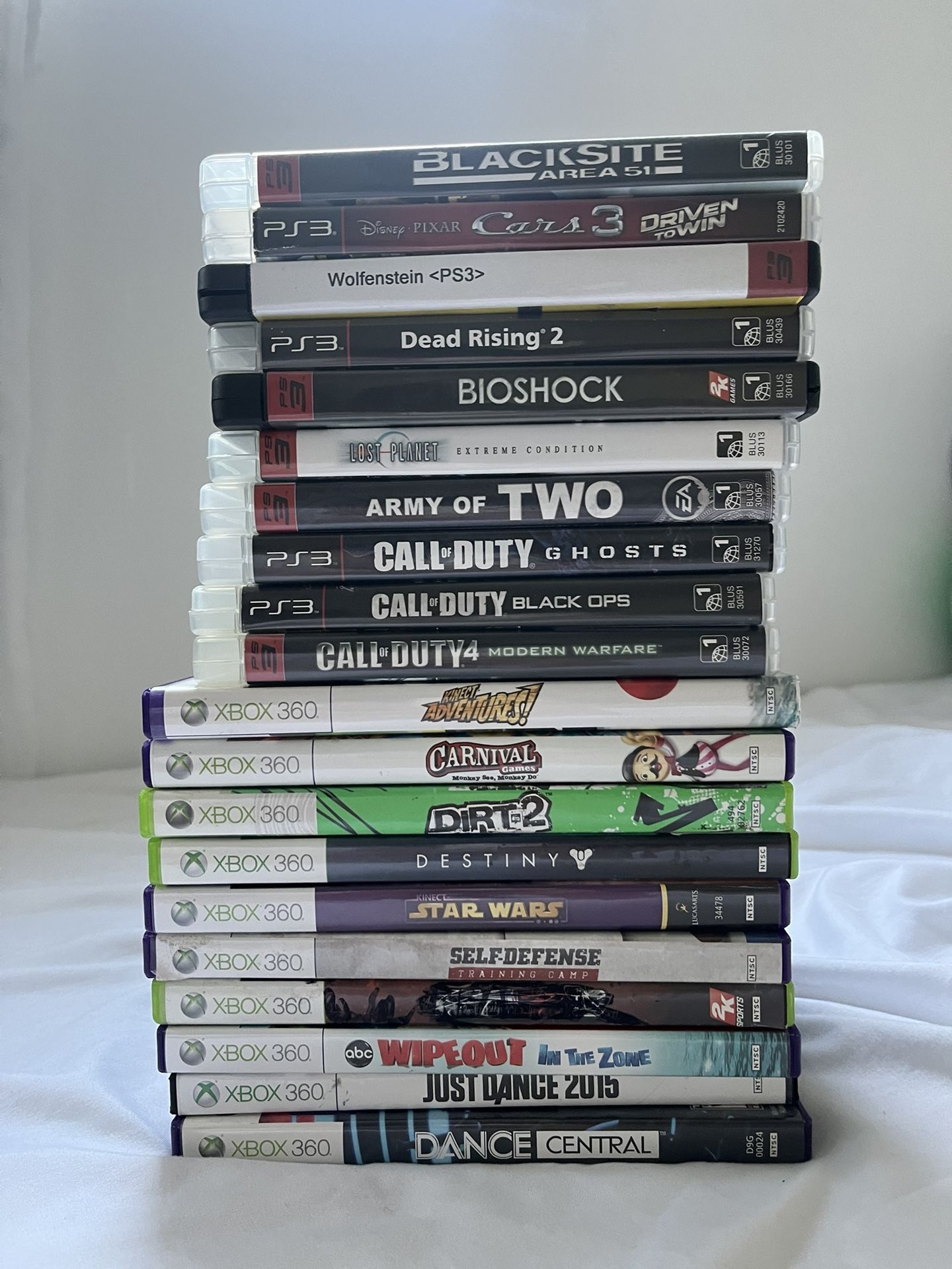 PS3 XBOX 360 GAMES FOR SALE