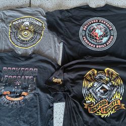 “ROCKFORD FOSGATE” Audio T-Shirt Bundle Of 4. All Size 2 XL. Pre Owned.