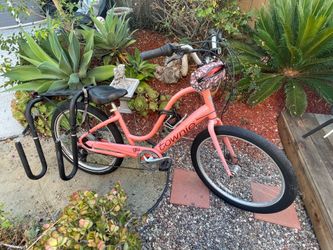 🌺 Electra Townie Go! Electric Beach Cruiser E-Bike + Surf Rack + Accessories 🌺