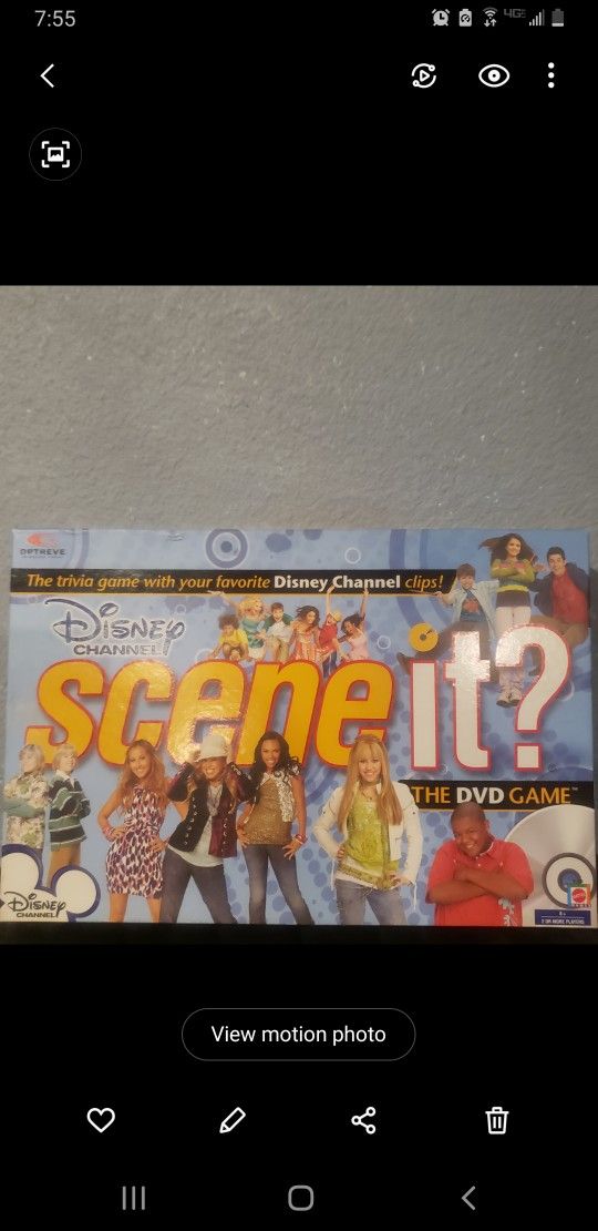 2008 Mattel Scene It? DVD Game Disney Channel Edition