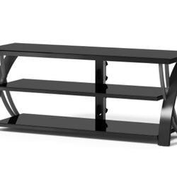 65 Inch Metal Black Tv Stand 