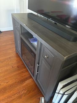 Fireplace TV stand