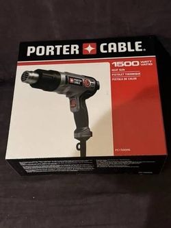 ***BRAND NEW PORTER-CABLE Heat Gun, 1500 Watt, Dual Temperature Condition