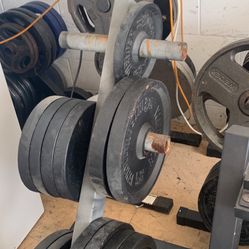 Olympic Iron Plates All Sizes 1.25 Per Pounds 