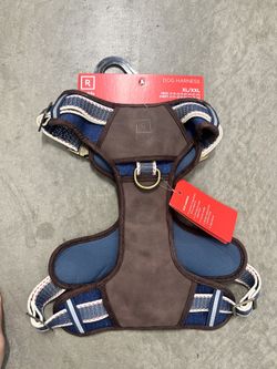 Reddy Navy Blue/brown Dog Harness (sizes XL/XXL, L or M)