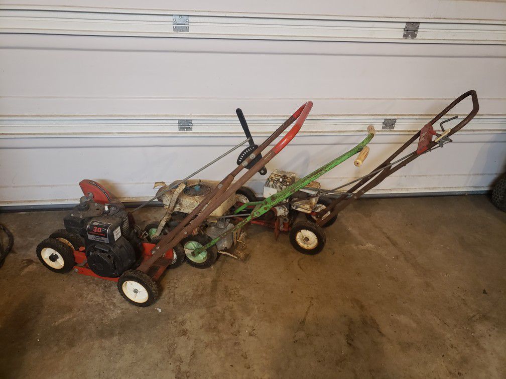 3 Old Lawn / Grass Edgers.