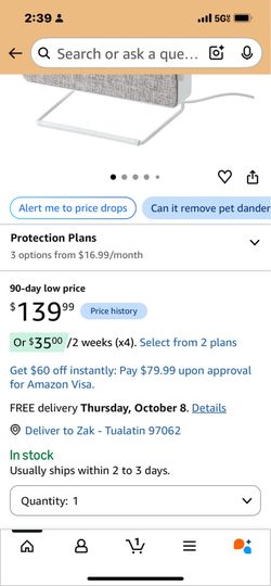Amazing deal 2 Like New ikea air purifiers amazing deal get both