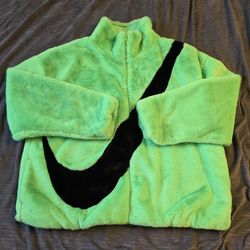 Nike Big Swoosh Fur Jacket Zip-up XL