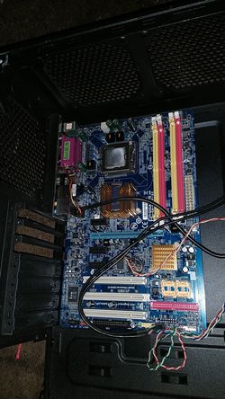 Unfinished gaming PC.